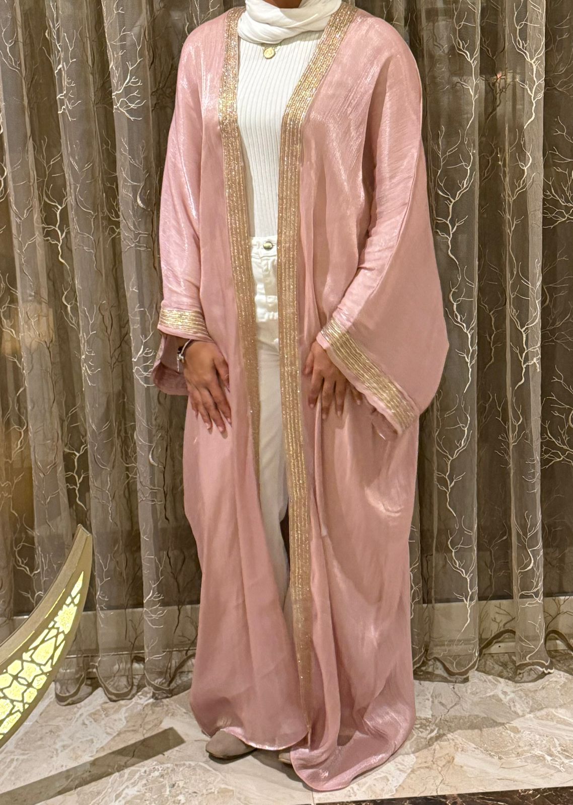 Hamsa Rosé Lumina Kaftan