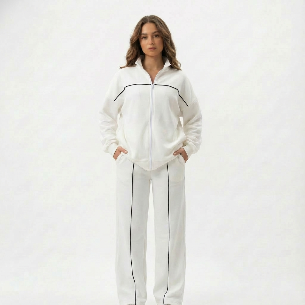 Hamsa White Line Set